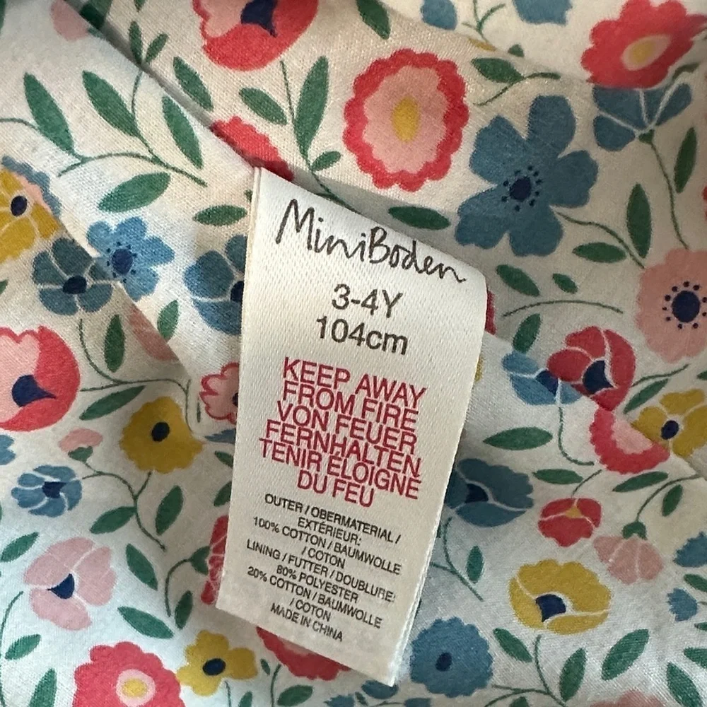Mini Boden Girls' Casual Dress in Green